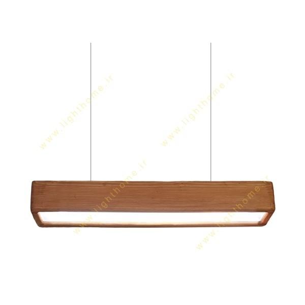 آویز چوبی تسلا بدون لامپ مدل LINER TS-A9-100cm